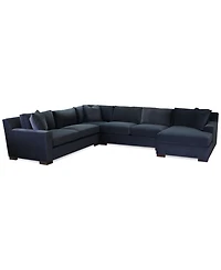 Marristin 148" 4-Pc. Fabric Chaise Sectional, Created for Macy's