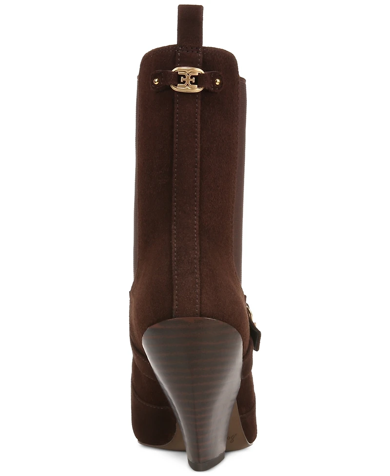 Sam Edelman Women's Suzette Buckled Western Dress Booties