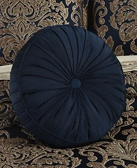 J Queen New York Monte Carlo Tufted Decorative Pillow, 15" Round