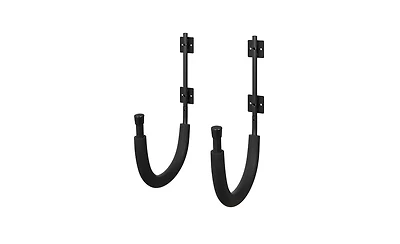 Kayak Storage Rack - Kayak Wall Mount Hangers with 100lb Capacity for Paddleboards, Surfboards, or Snowboards - For Garage or Shed by Rad Sportz