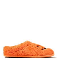 Dearfoams Men's Unisex Jack-o-Lantern Halloween Pumpkin Slipper