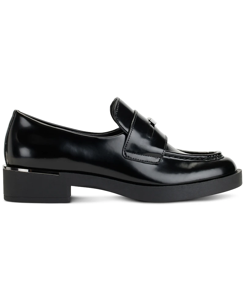 Dkny Women's Ivette Slip-On Penny Loafer Flats