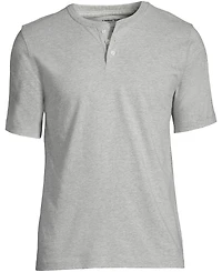 Lands' End Big & Tall Short Sleeve Super-t Henley