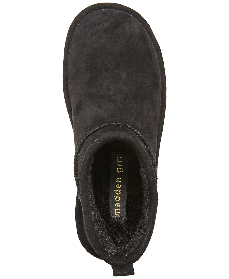 Madden Girl Embracce Cozy Mini Platform Booties