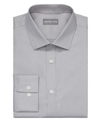 Michael Kors Men's Airsoft Slim Fit Untucked Length Wrinkle Free Stretch Dress Shirt