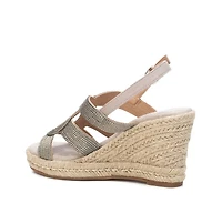 Women's Jute Wedge Sandals By Xti