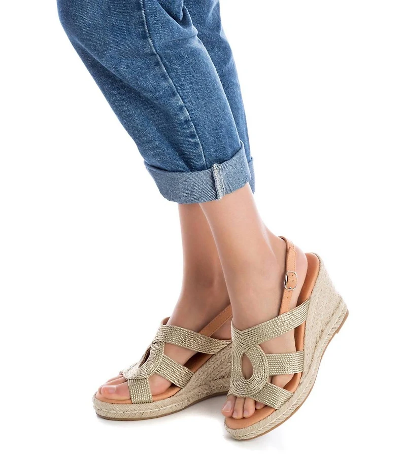 Women's Jute Wedge Sandals By Xti