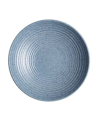 Denby Studio Blue Flint Large Ridged Bowl