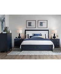 Summerland 3pc Set (King Upholstered Storage Bed, Chest, Nightstand)