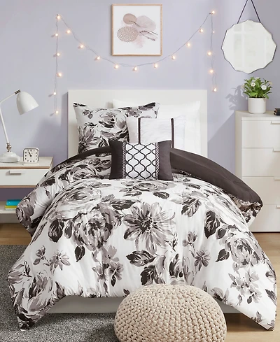 Intelligent Design Dorsey Floral 5-Pc. Comforter Set, King/California King