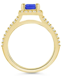 Macy's Tanzanite (1-5/8 Ct. t.w.) and Diamond (1/2 Halo Ring