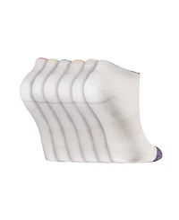 Women's Alabaster No-Show Sports Socks 6 Pack