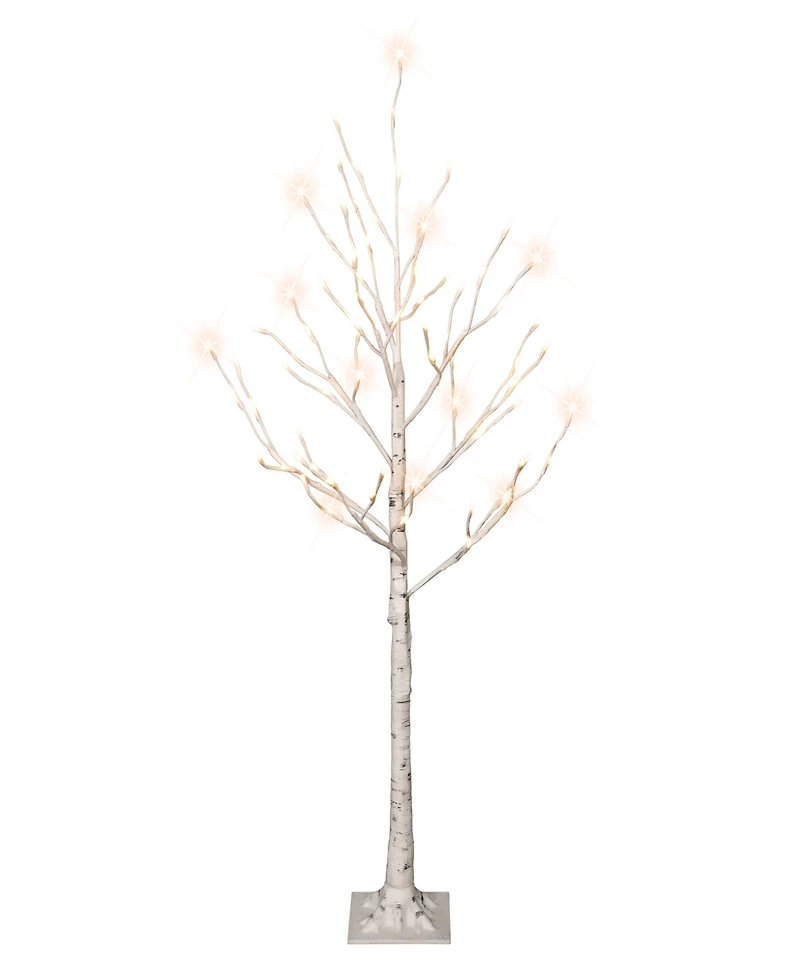 Puleo 4' Pre-Lit Artificial Twig Tree