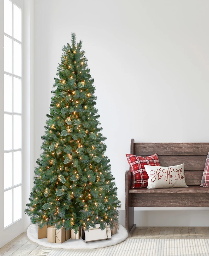 Puleo 6.5' Pre-Lit Teton Artificial Pine Tree
