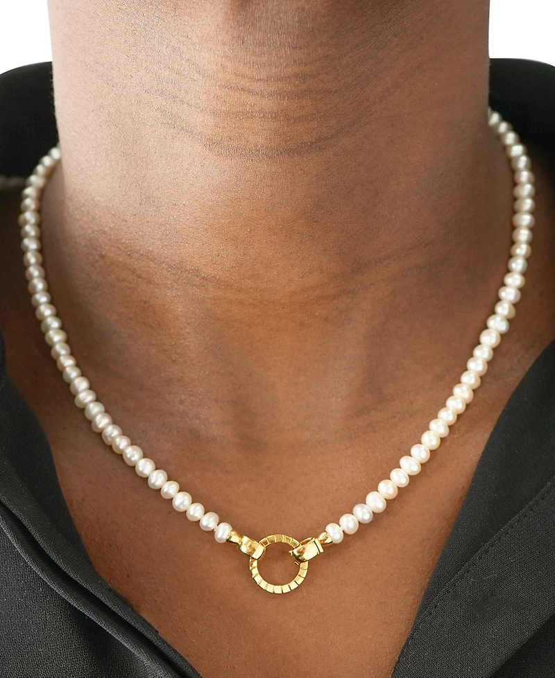 Audrey by Aurate Cultured Freshwater Pearl (4mm) 17" Collar Necklace