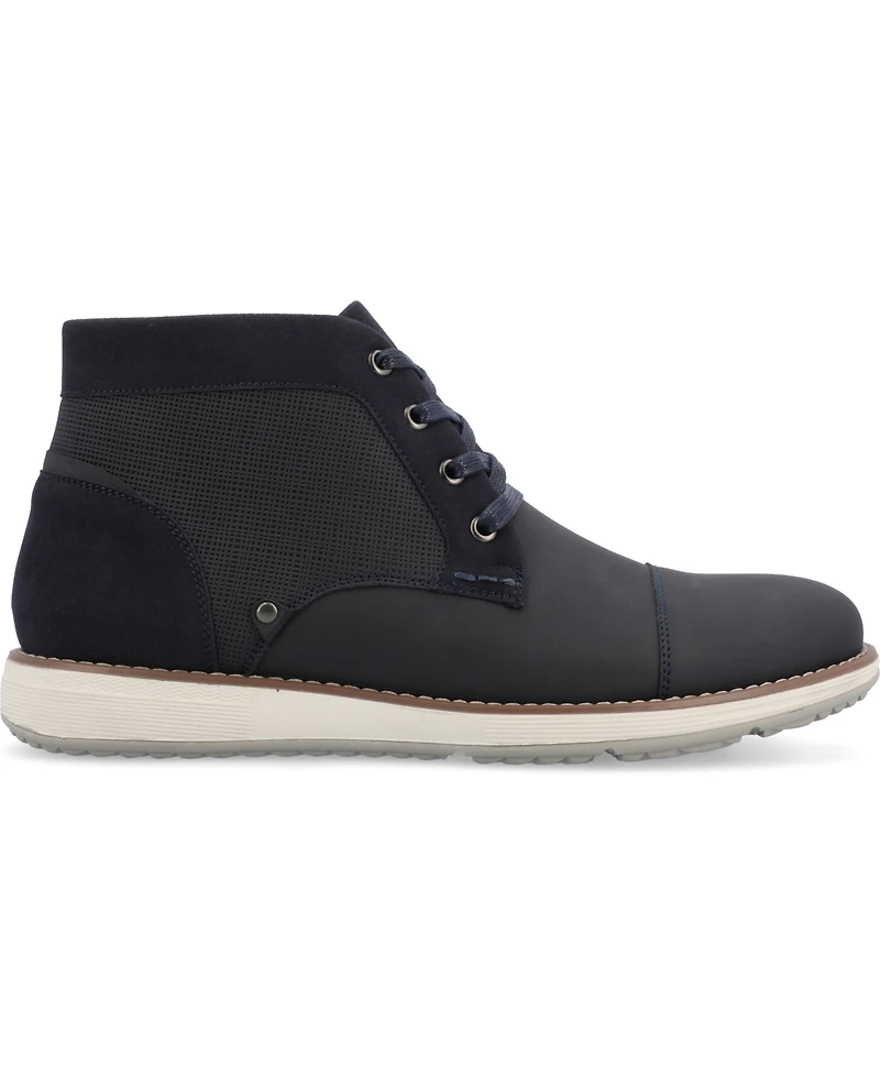 Vance Co. Men's Austin Wide Width Tru Comfort Foam Lace-Up Cap Toe Chukka Boots