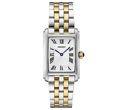 Seiko Women's Essentials Two-Tone Stainless Steel Bracelet Watch 22mm