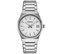 Seiko Men's Essentials Stainless Steel Bracelet Watch 39mm