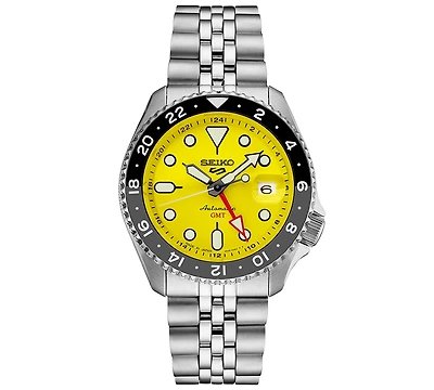 Seiko Men's Automatic 5 Sports Stainless Steel Bracelet Watch 43mm