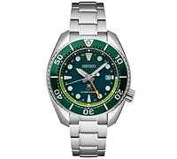 Seiko Men's Prospex Sea Sumo Solar Gmt Stainless Steel Bracelet Watch 45mm