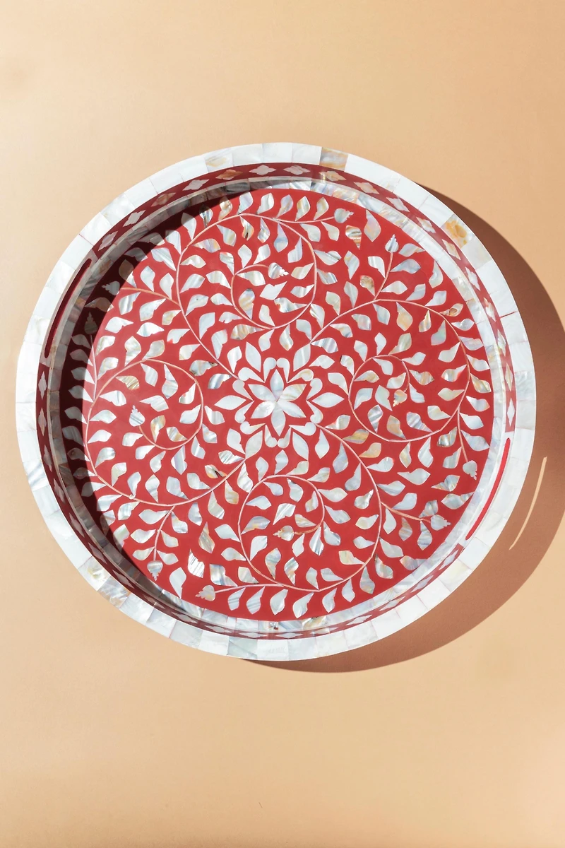 Gauri Kohli Jodhpur Mother of Pearl Decorative Tray