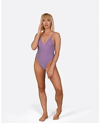 Oosc Women's Checkmate Swim Suit