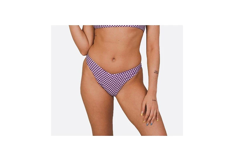 Oosc Women's Checkmate V-Cut Bikini Bottoms