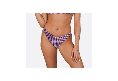Oosc Women's Checkmate V-Cut Bikini Bottoms