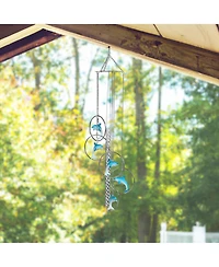 24" Long 5-Ring Polyresin Dolphin Wind Chime