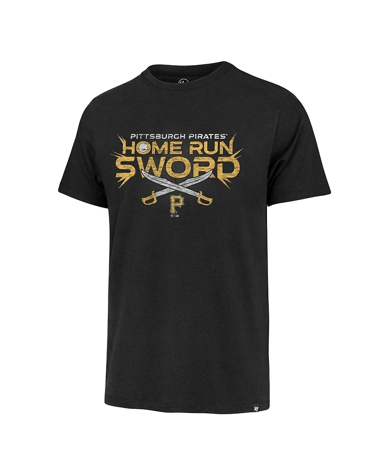 Men's '47 Brand Black Pittsburgh Pirates Hr Celebration T-shirt