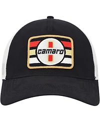 Men's American Needle Black Camaro Twill Valin Patch Snapback Hat