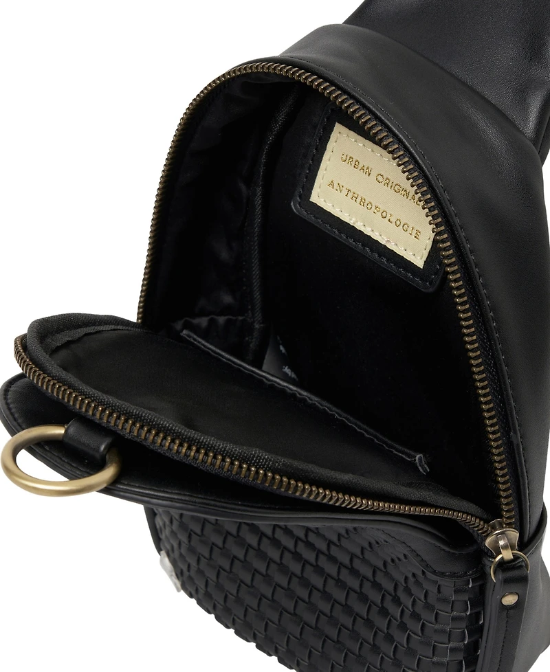 Urban Originals Liberty Woven Faux Leather Sling Bag