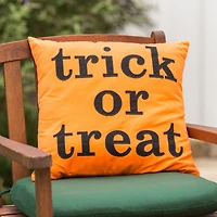 Evergreen Trick or Treat Pillow 18"x18"