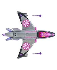 Paw Patrol- The Mighty Movie, Converting Rescue Jet with Skye Mighty Pups Action Figure, Lights and Sounds, Kids Toys for Boys Girls 3 Plus