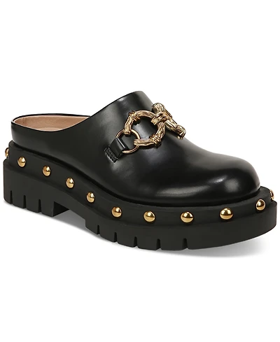 Circus Ny by Sam Edelman Women's Annie Slip-On Studded Lug Sole Clogs