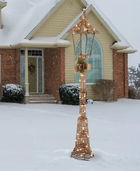 National Tree Company 60" Pre-Lit Champagne Vine Lamppost