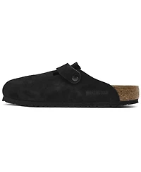 Birkenstock Men's Boston Soft Footbed Suede Leather Clogs from Finish Line