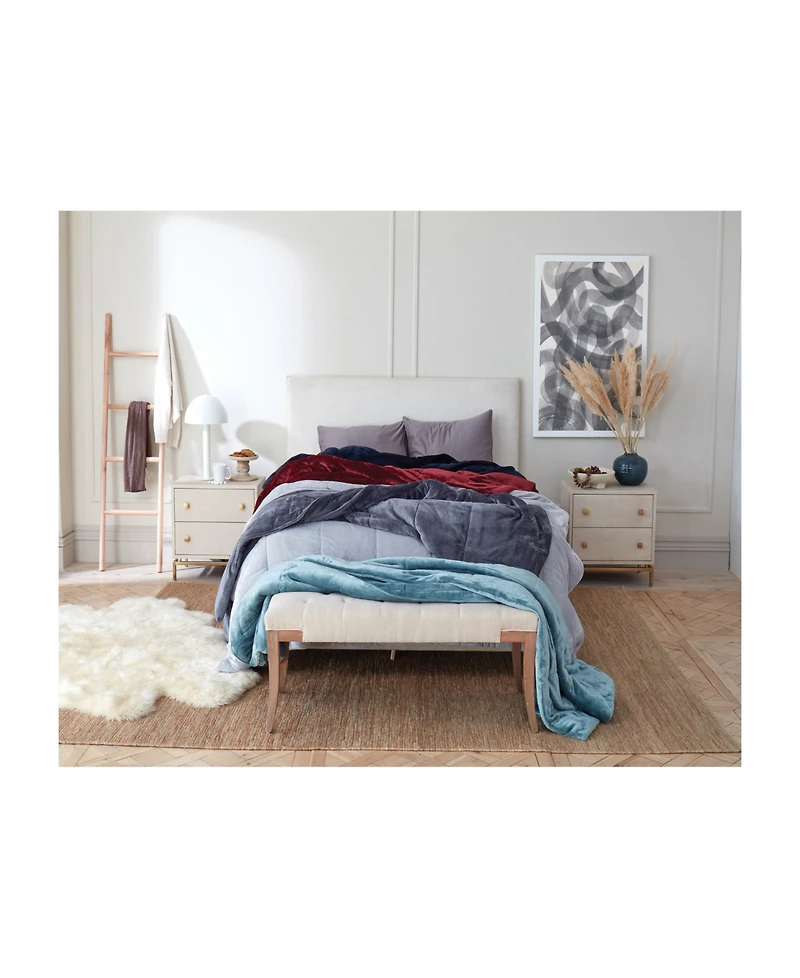 Vellux Luxury Plush Blanket, Full/Queen