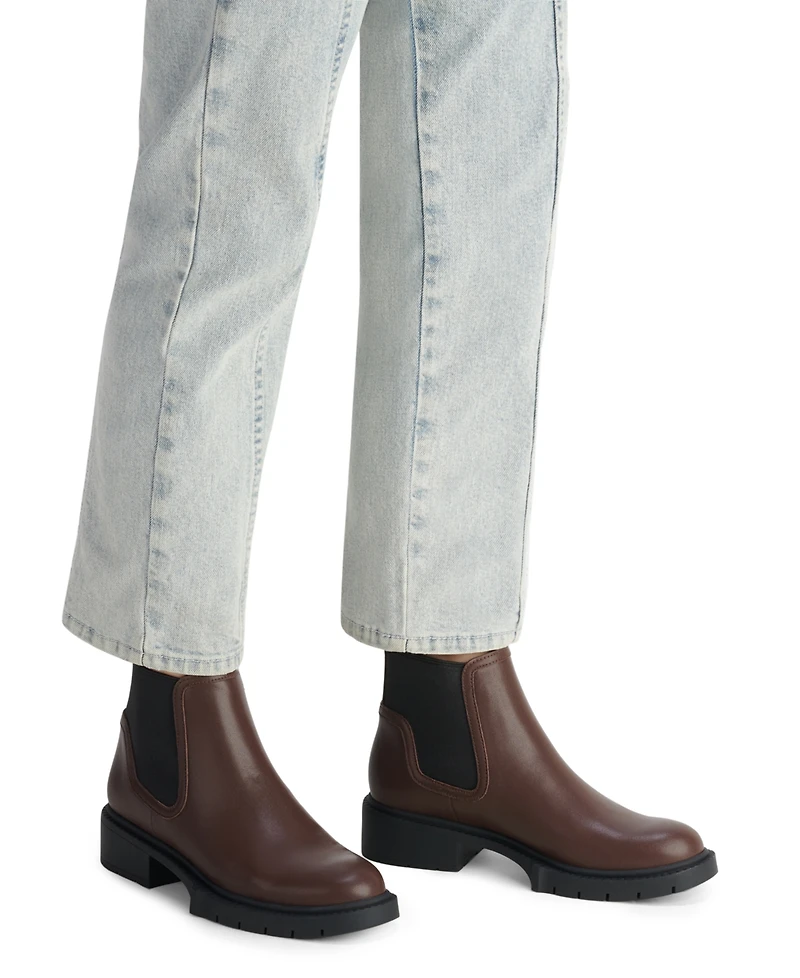 Coach Women's Lenora Pull On Lug Sole Chelsea Booties