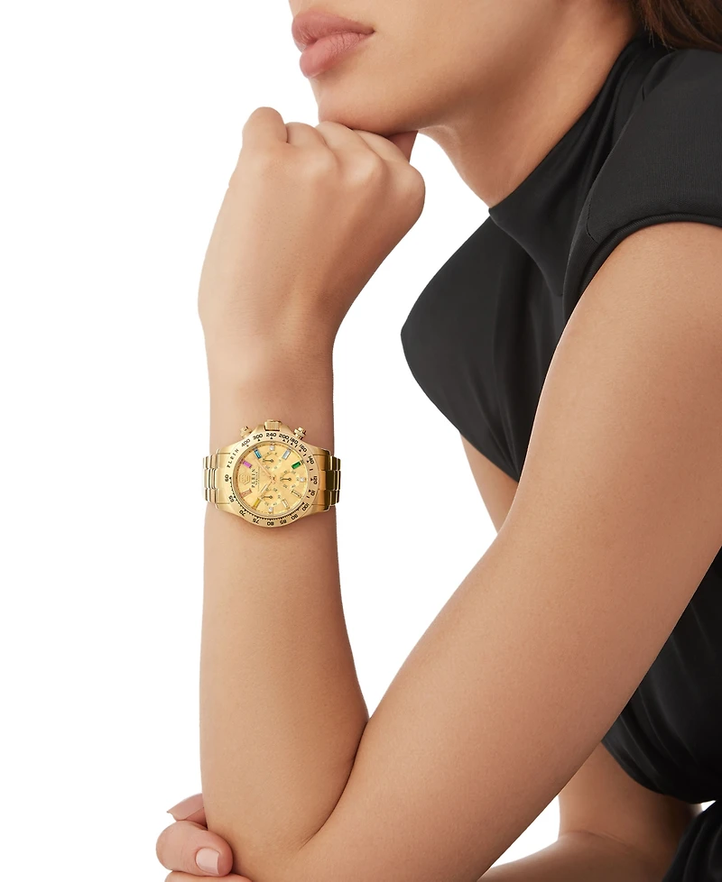 Philipp Plein Women's Chronograph Nobile Gold-Tone Stainless Steel Bracelet Watch 38mm