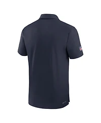 Men's Nike Navy Chicago Bears Sideline Coaches Performance Polo Shirt