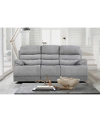 White Label Cruz 84" Double Reclining Sofa