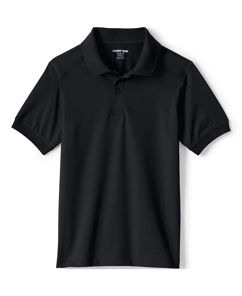 Lands' End Girls Short Sleeve Rapid Dry Polo Shirt