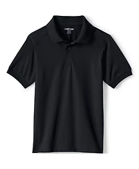Lands' End Girls Short Sleeve Rapid Dry Polo Shirt