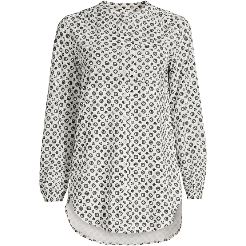 Lands' End Plus Long Sleeve Jersey A-line Tunic