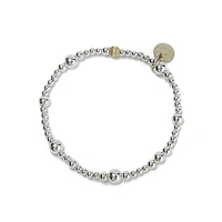 Bowood Lane 3mm, 4mm, 5mm & 6mm Sterling Silver Stretch Bracelet