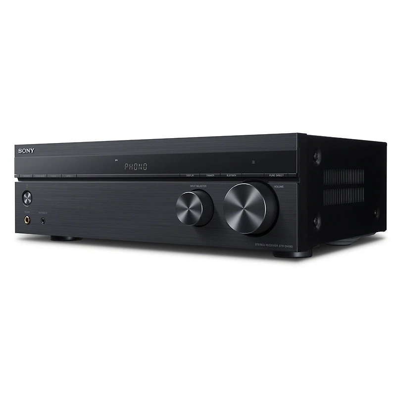 Sony Str-DH190 Stereo Receiver with Phono Input and Bluetooth Connectivity