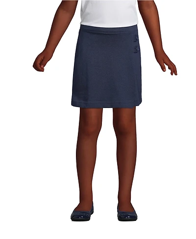 Lands' End Big Girls Knit Skort Above the Knee