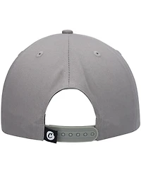 Men's Cookies Gray Triple Beam Snapback Hat
