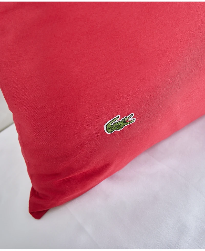 Closeout! Lacoste Home Percale 3 Piece Duvet Cover Set, Full/Queen